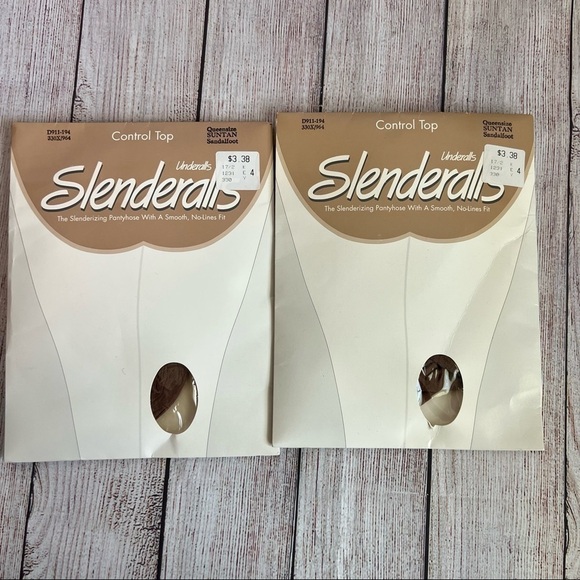 Underalls Slenderalls Pantyhose Vintage Queensize - Picture 1 of 3